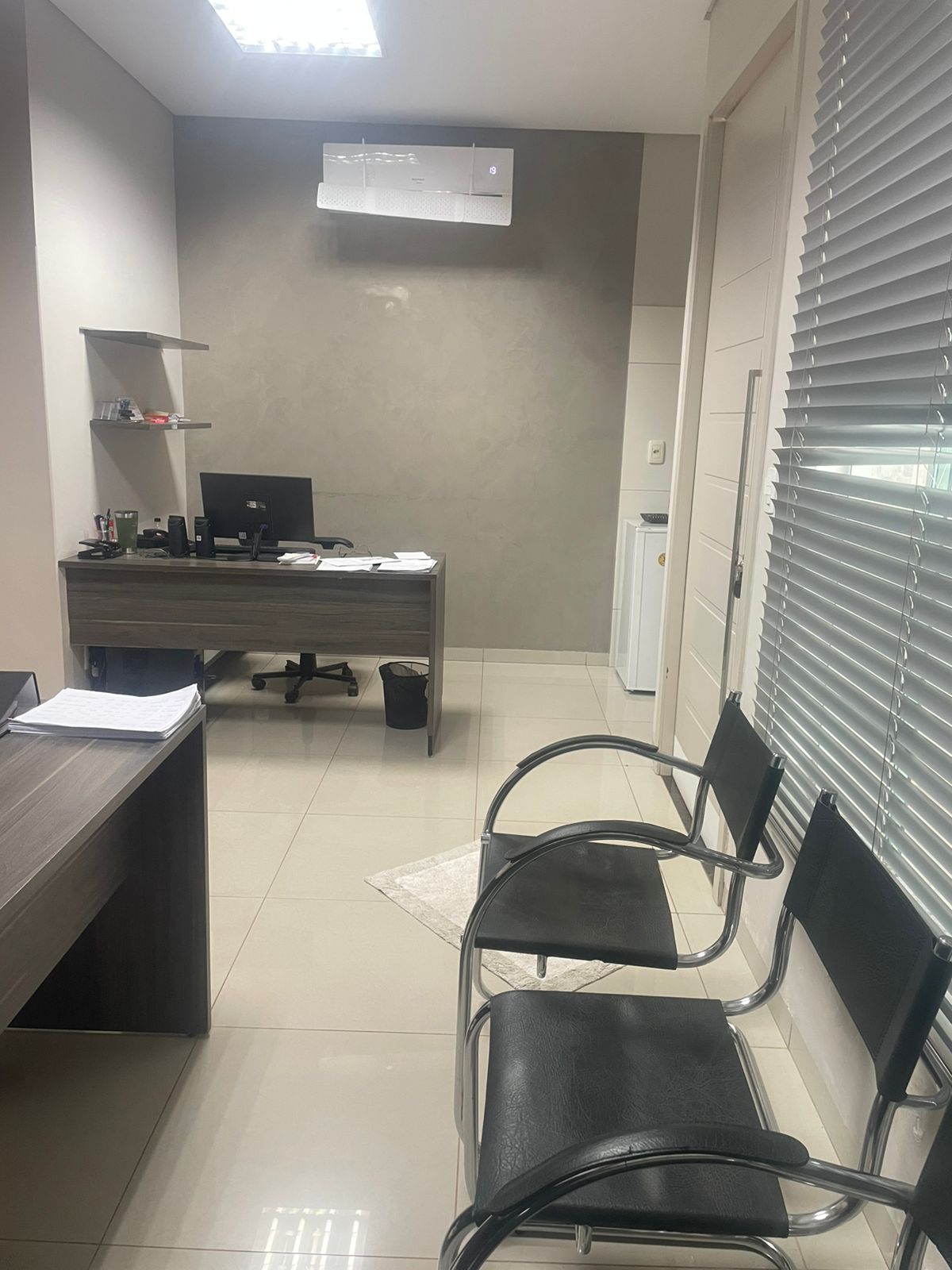 Área de recepção do escritório da Bom Retiro